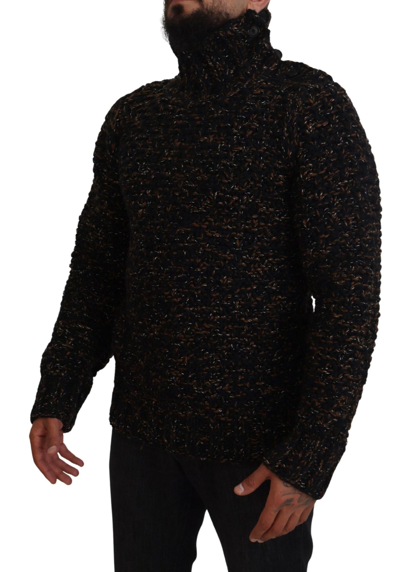 Dolce & Gabbana Elegant Turtleneck Sweater in Luxurious Wool Blend