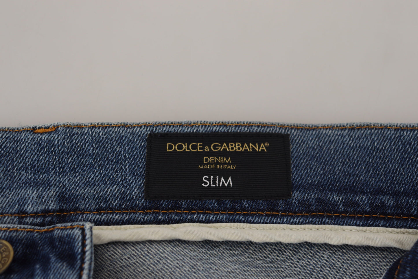 Dolce & Gabbana Chic Slim Fit Italian Denim Jeans