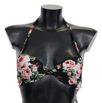 Dolce & Gabbana Floral Romance Bikini Top Swimwear