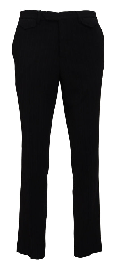 BENCIVENGA Elegant Black Italian Designer Pants