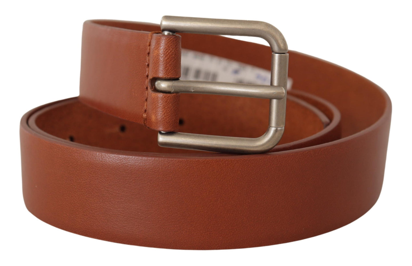 Dolce & Gabbana Elegant Leather Belt with Metal Buckle