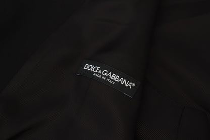 Dolce & Gabbana Elegant Black Martini Two-Piece Suit