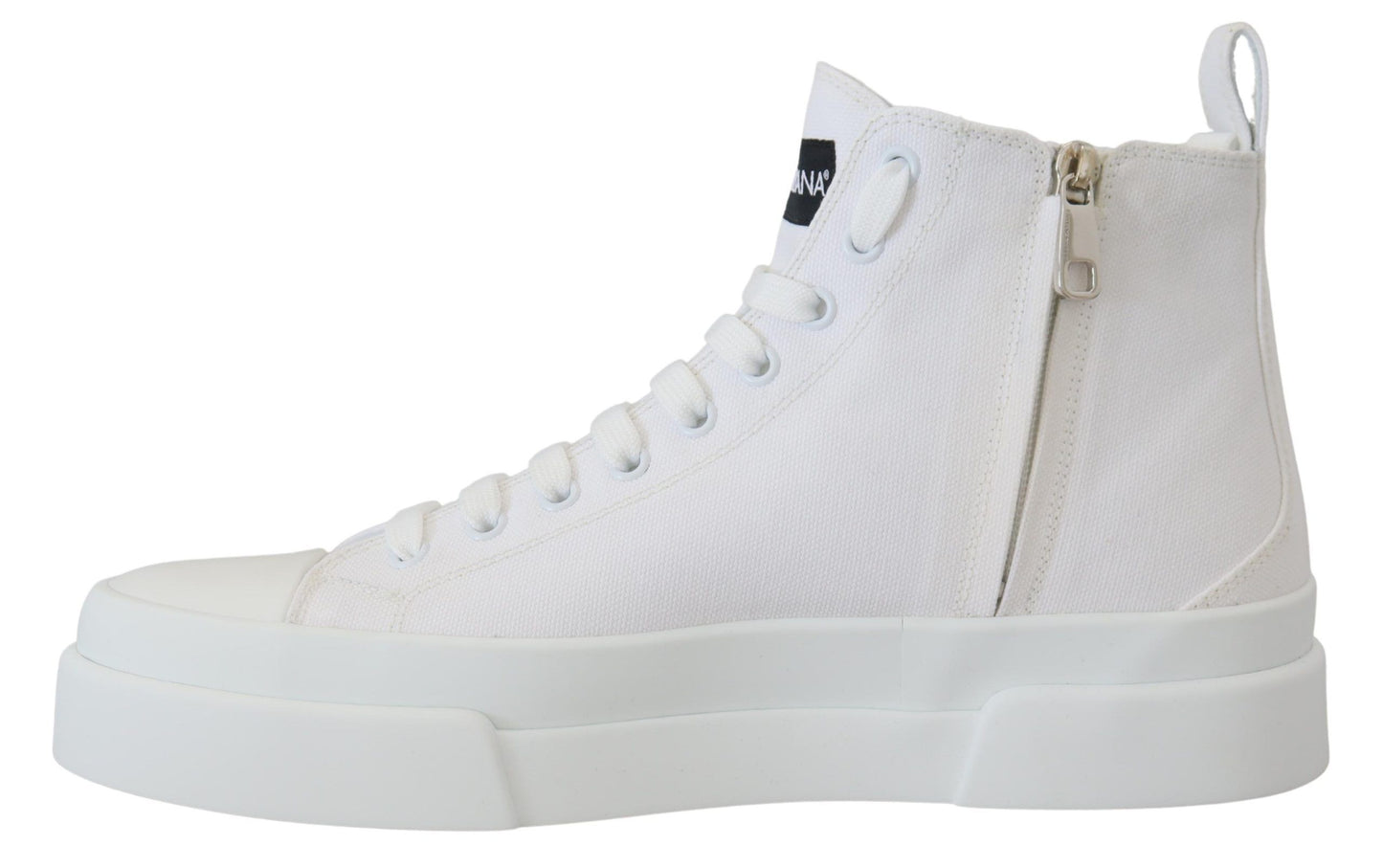 Dolce & Gabbana Elegant High Top Canvas Sneakers