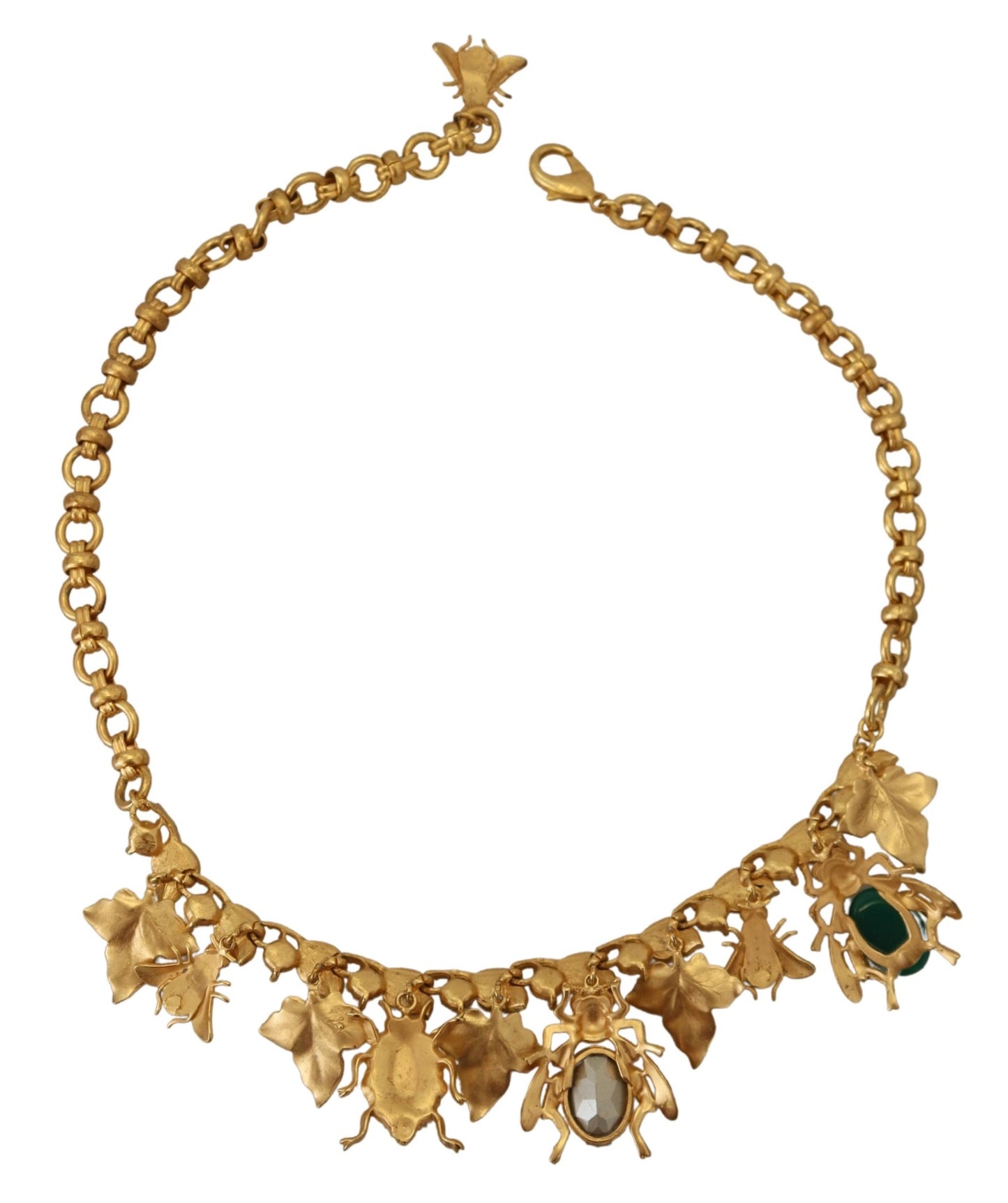 Dolce & Gabbana Elegant Multicolor Crystal Statement Necklace