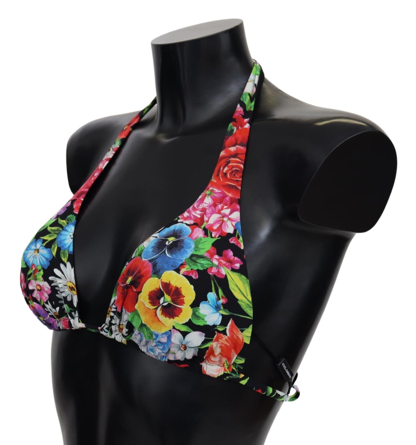 Dolce & Gabbana Vibrant Floral Print Bikini Top