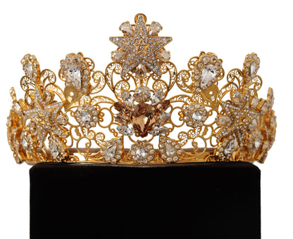 Dolce & Gabbana Elegant Crystal Embellished Diadem