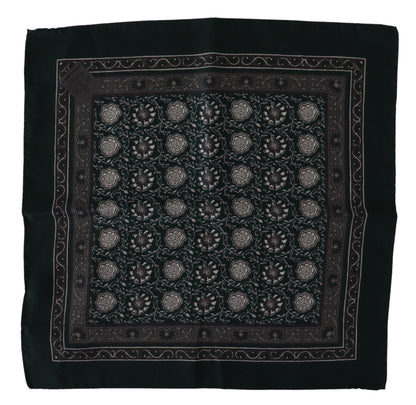 Dolce & Gabbana Exquisite Silk Pocket Square Handkerchief