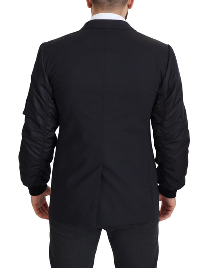 Dolce & Gabbana Elegant Black Virgin Wool Jacket