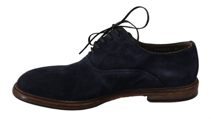 Dolce & Gabbana Elegant Blue Derby Dress Shoes