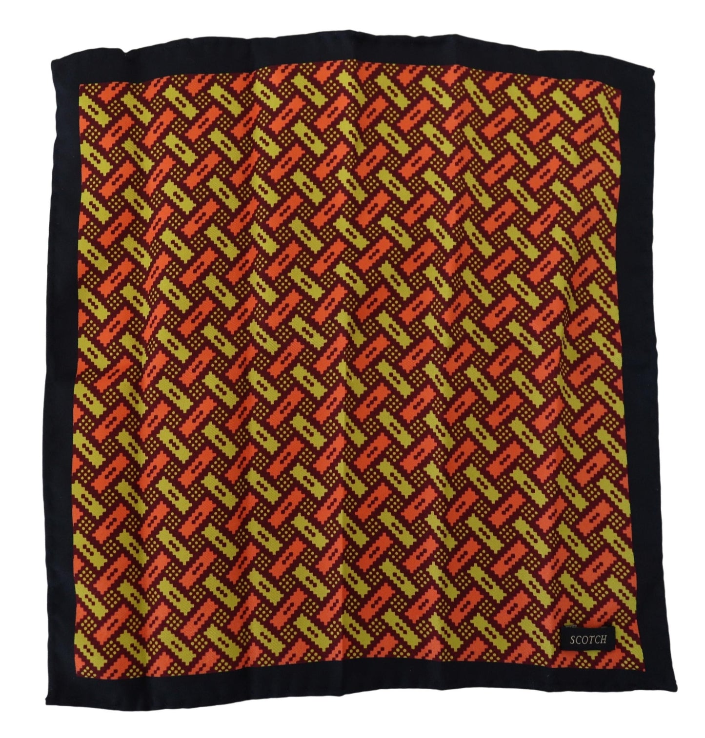 Scotch & Soda Elegant Multicolor Men's Silk Scarf