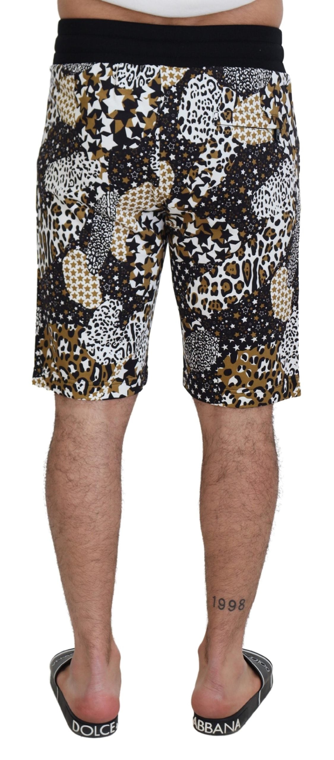 Dolce & Gabbana Multicolor Cotton Bermuda Shorts