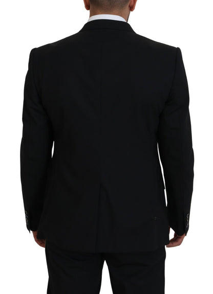 Dolce & Gabbana Sicilian Style Black Single Breasted Blazer