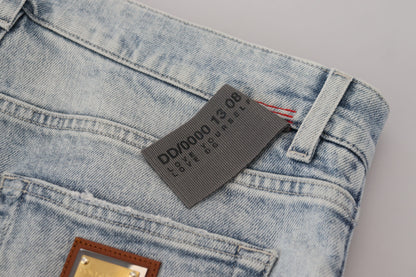 Dolce & Gabbana Classic Light Blue Denim Pants