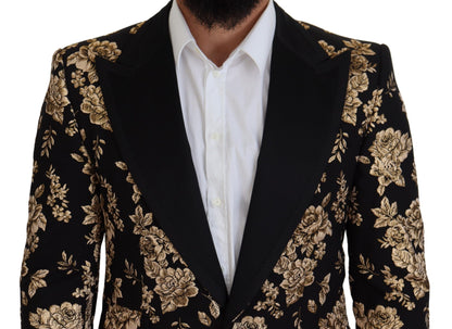 Dolce & Gabbana Floral Embroidered Evening Blazer