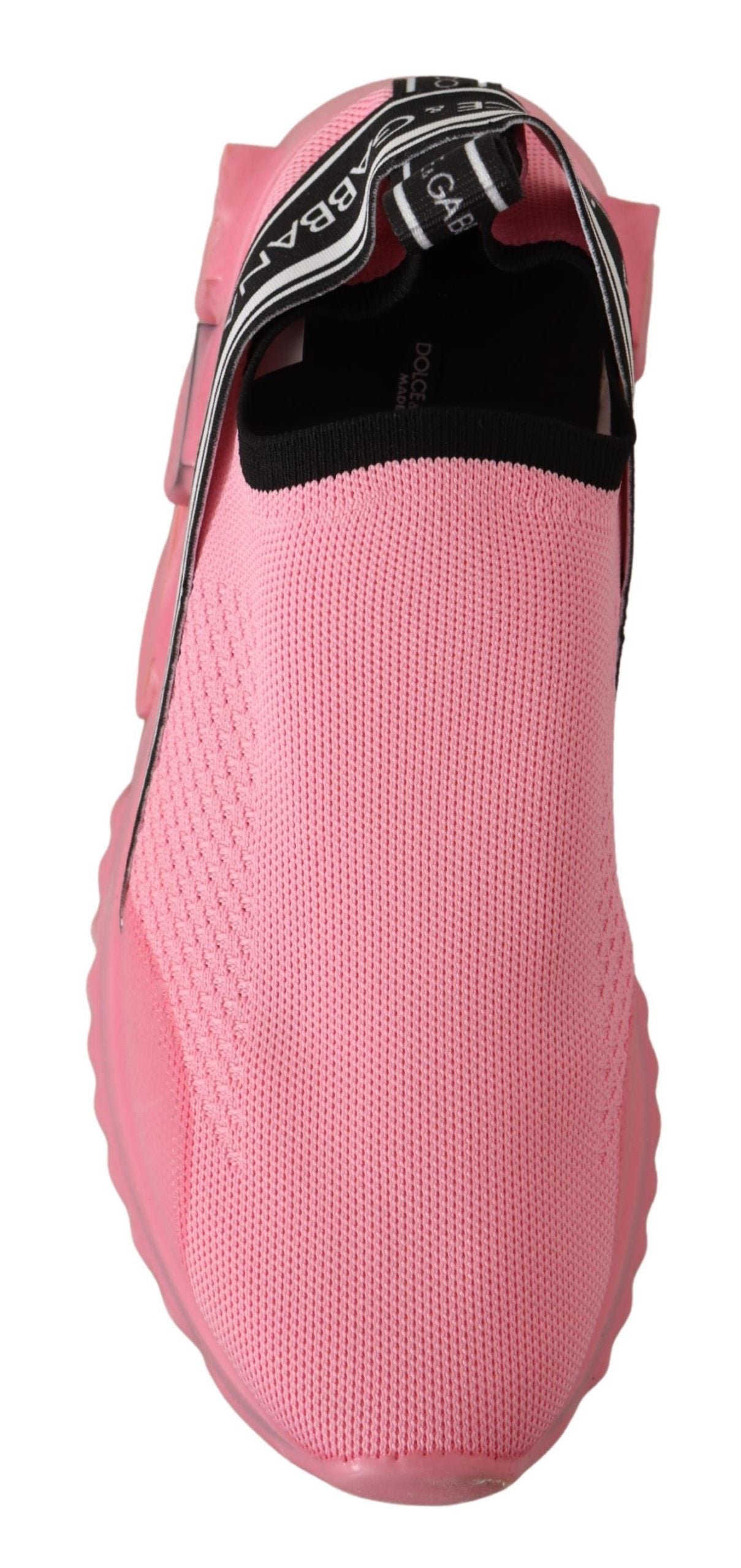 Dolce & Gabbana Pink Low Top Slip On Casual Sorrento Sneakers