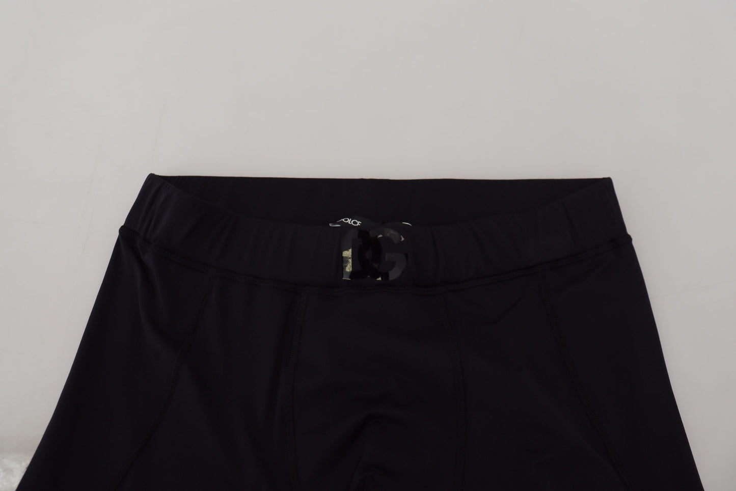 Dolce & Gabbana Black Nylon Slim Fit Stretch Pants