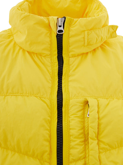 Woolrich Elegant Yellow Quilted Lightweight Jacket