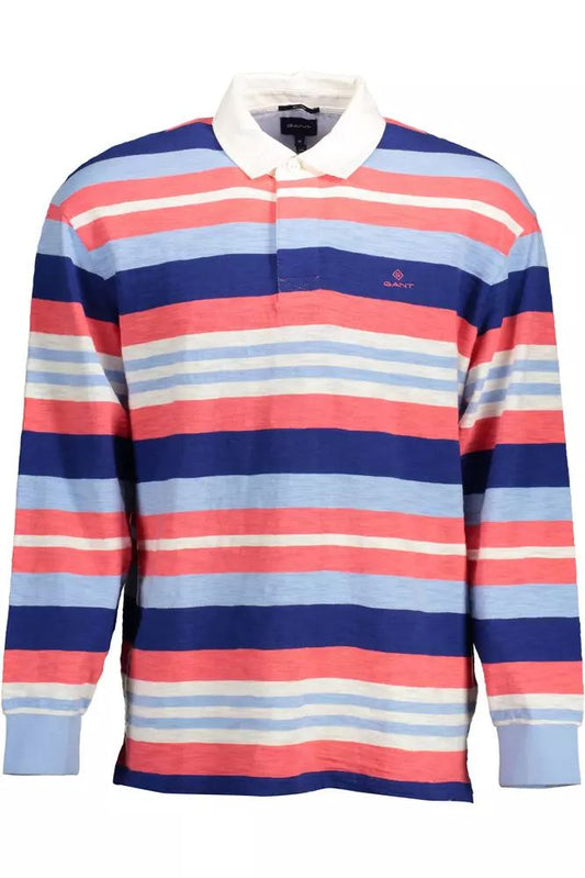 Gant Sophisticated Long-Sleeve Polo with Contrast Details