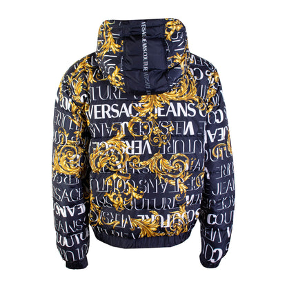 Versace Jeans Quilted Baroque Print Reversible Jacket