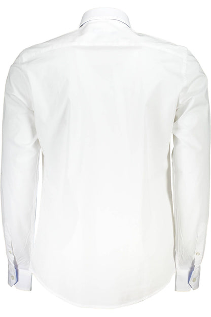 Harmont & Blaine Elegant White Cotton Blend Shirt