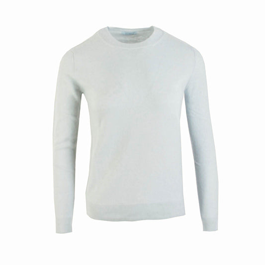 Malo Elegant Light Blue Cashmere Crewneck Sweater