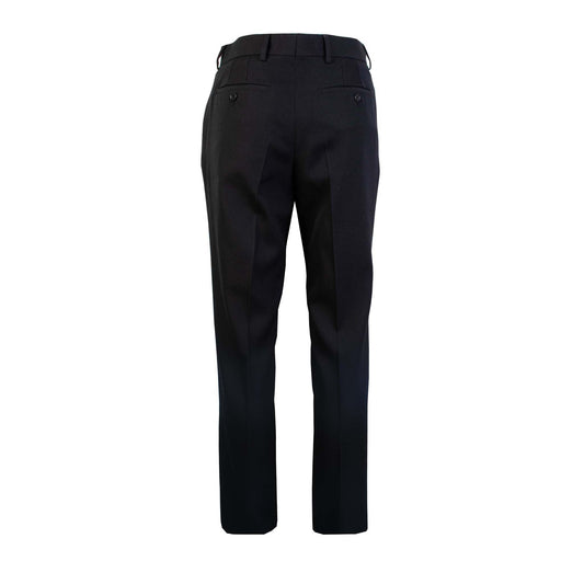 Burberry Elegant Black Wool Suit Trousers