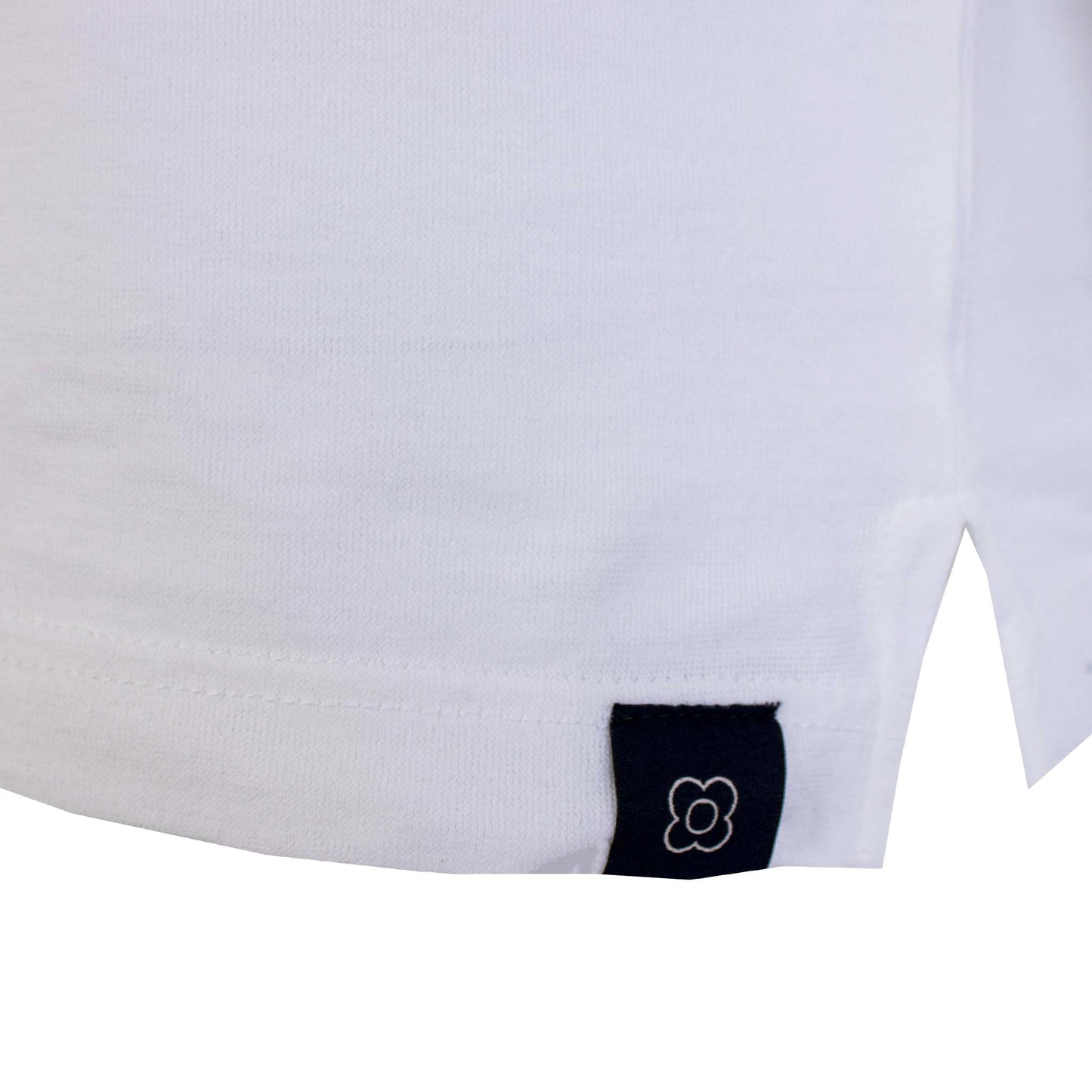 Lardini Elegant White Polo Shirt with Italian Flair