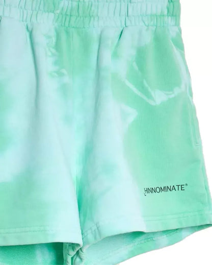 Hinnominate Chic Mint Green Logo Shorts