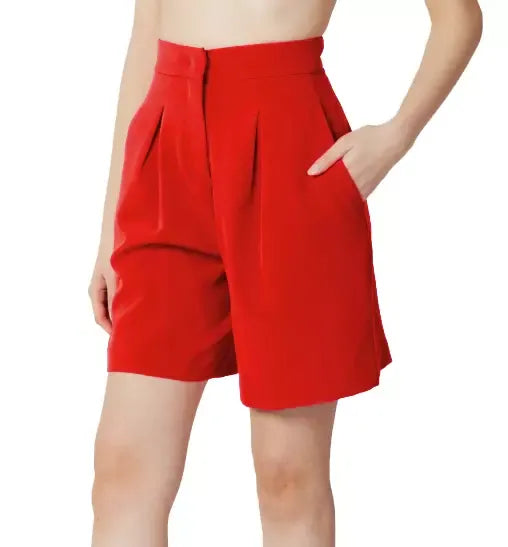 Hinnominate Chic Pink Bermuda Shorts with Comfort Stretch