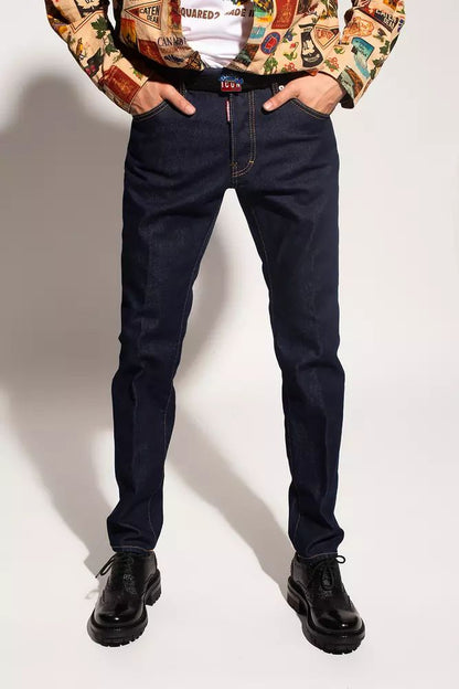 Dsquared² Navy Blue Cool Guy Tapered Jeans