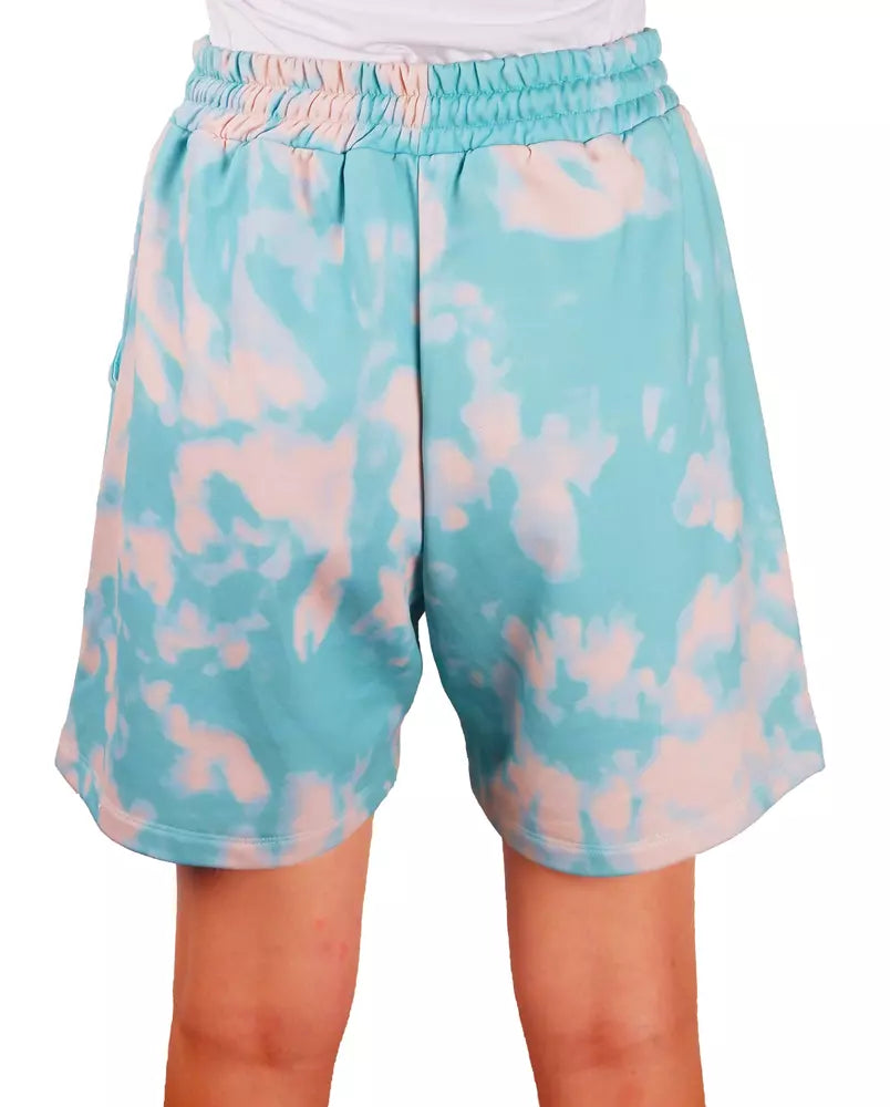 Comme Des Fuckdown Chic Two-Tone Bermuda Shorts - Light Blue