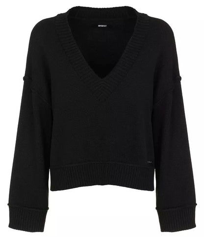 Imperfect Classic V-Neck Wool Blend Sweater