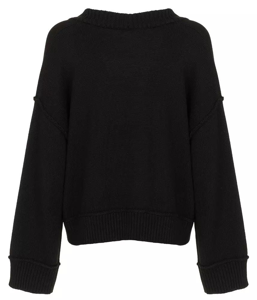 Imperfect Classic V-Neck Wool Blend Sweater