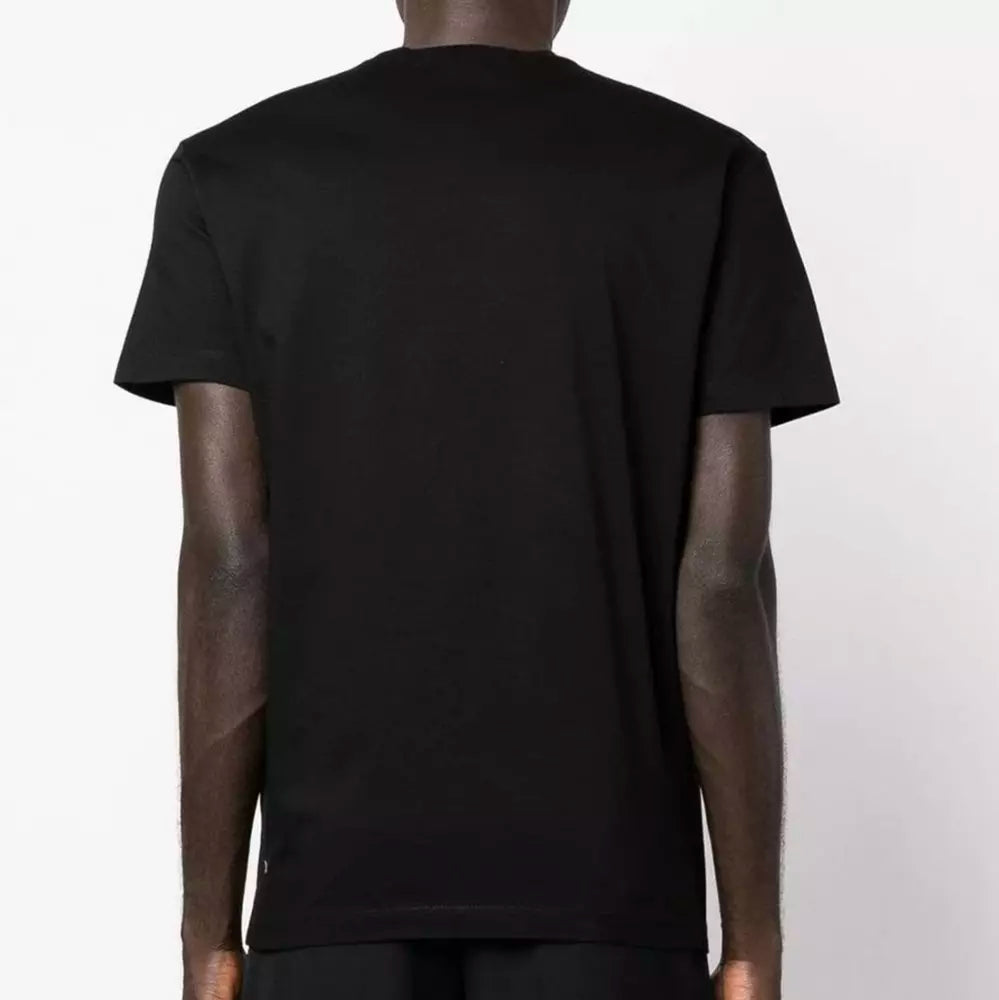 Dsquared² Elevate Your Style with a Chic Black Crew Neck Tee