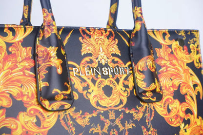 Plein Sport Iconic Gold Detail Shopping Bag