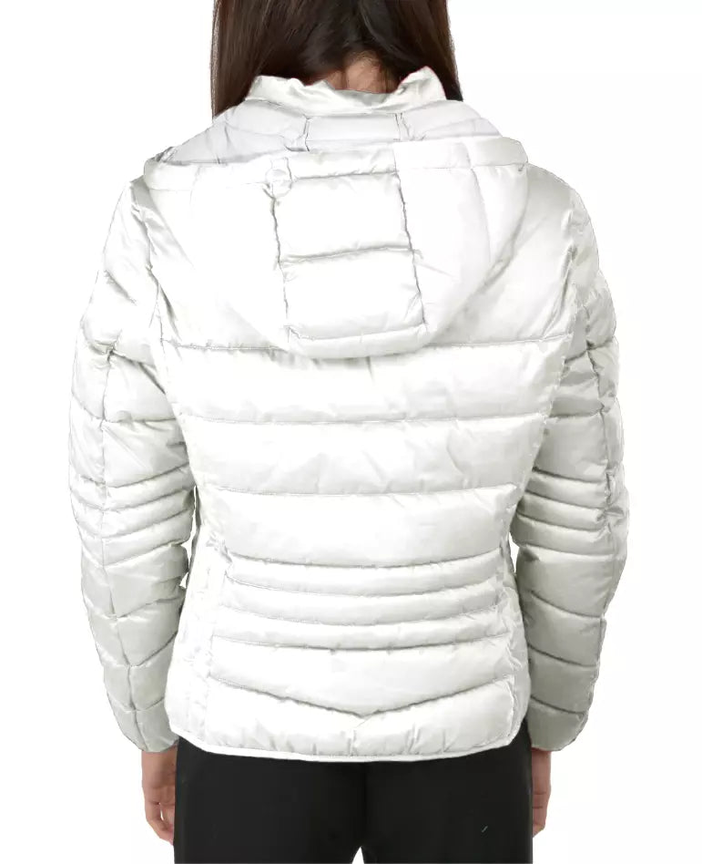 Yes Zee Chic White Short Jacket With Hood