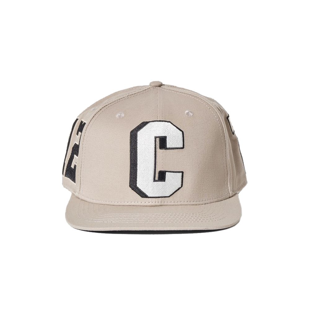 Comme Des Fuckdown Embroidered Cotton Flat Visor Cap - Adjustable Fit