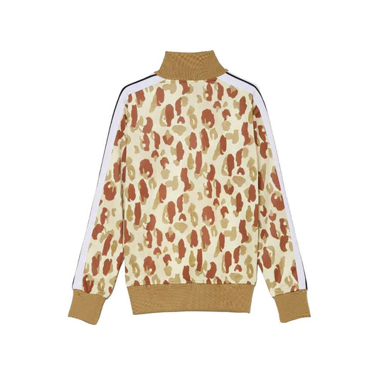 Palm Angels Camouflage Turtleneck Zip-up Jacket