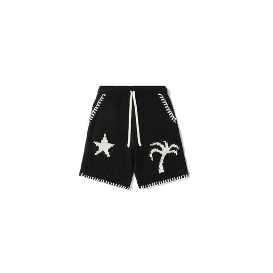 Palm Angels Iconic Oversized Woolen Shorts