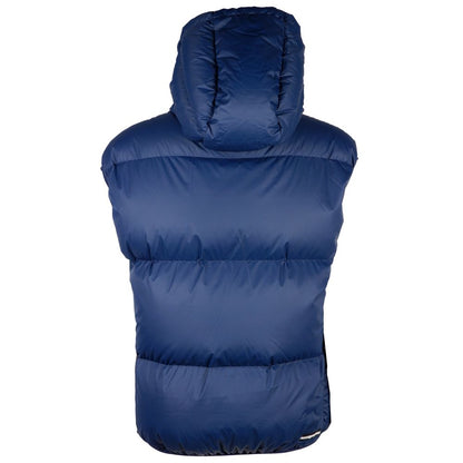 Centogrammi Elegant Sleeveless Blue Down Jacket