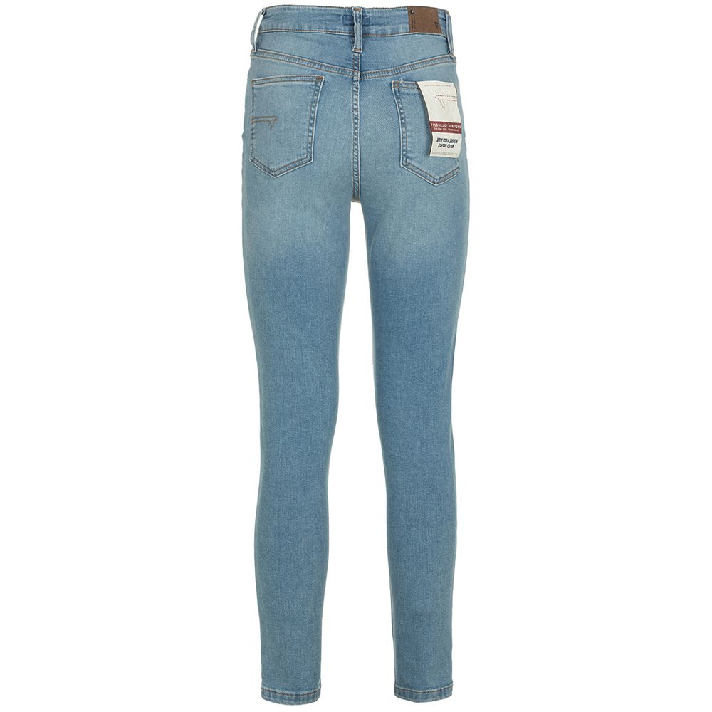 Fred Mello Elegant Light Washed Women's Skinny Jeans