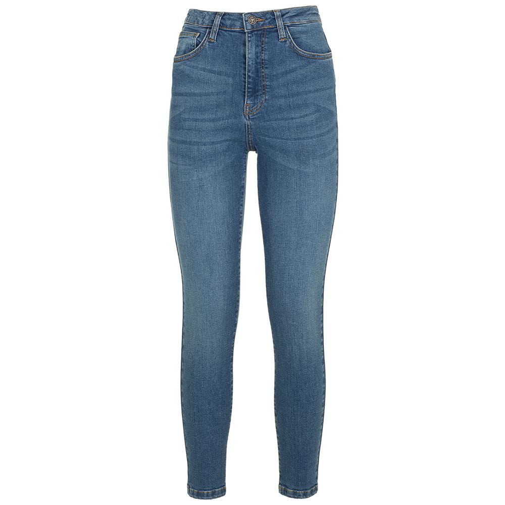 Fred Mello Chic Medium Blue Skinny Jeans for Women