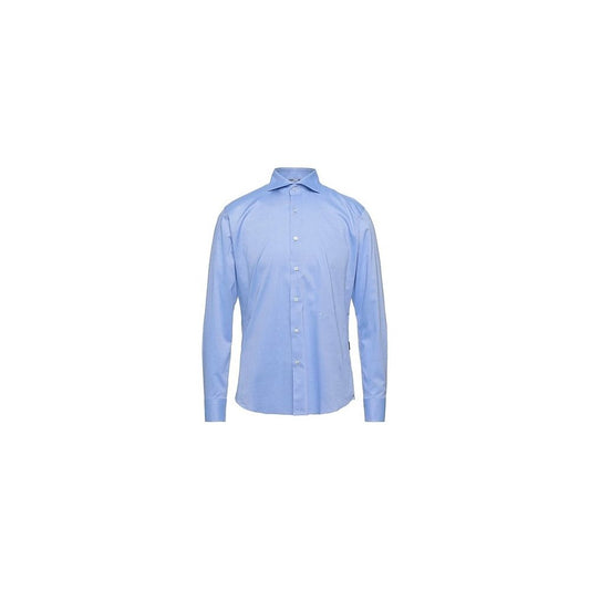 Aquascutum Elegant Cotton Shirt with Iconic Embroidery