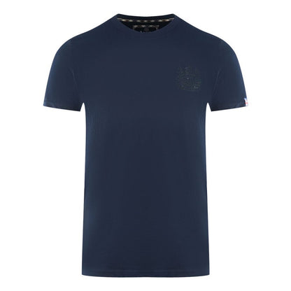 Aquascutum Classic Cotton Logo Tee with Union Jack Detail