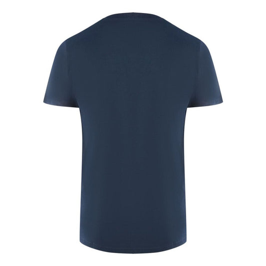 Aquascutum Classic Cotton Logo Tee with Union Jack Detail