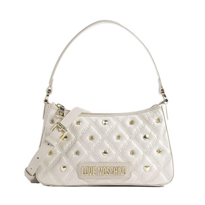 Love Moschino Chic White Nylon Crossbody Beauty