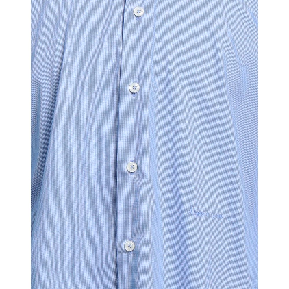 Aquascutum Elegant Light Blue Cotton Shirt