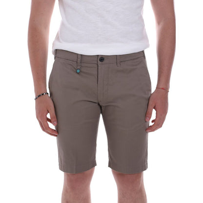 Yes Zee Chic Gray Four-Pocket Bermuda Shorts