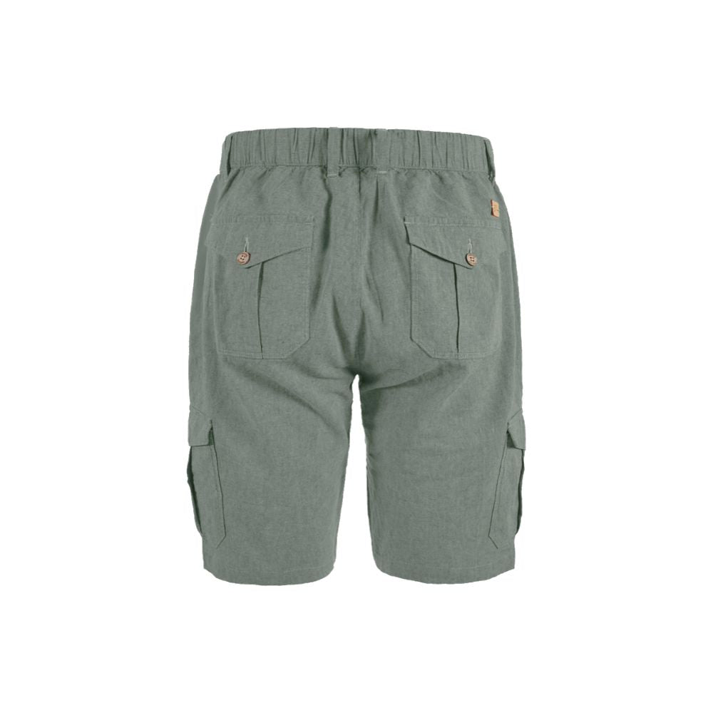 Yes Zee Chic Green Cargo Bermuda Shorts