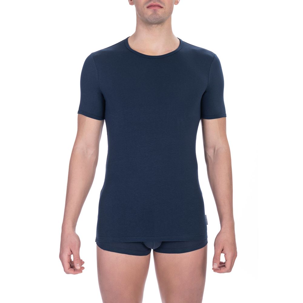 Bikkembergs Essential Crew Neck Cotton Blend Tees